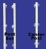 LASteelCraft 2-7/8 Inch OD Intermediate Post Set
