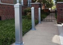 Ultra Site 6 Sq Dover Bollard 4ft Inground P/C Inch