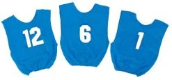 Olympia Adult Numbered Scrimmage Vests - Blue