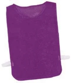 Olympia Adult Nylon Mesh Pinnie - Purple