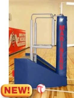 Bison Arena Jr Freestanding Portable Volleyball System