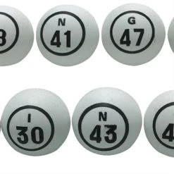 Flaghouse Inc Celluloid Bingo Ball Set
