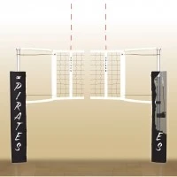 BISON INC Centerline Aluminum Volleyball System With O Sockets