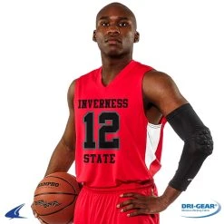 Champro Sports Charge Basketball Jersey - Black, White - Adult Xl