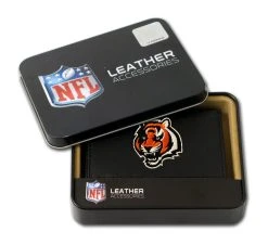 Caseys Distributing, Inc Cincinnati Bengals Embroidered Leather Tri-Fold Wallet