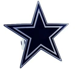 Caseys Distributing, Inc Dallas Cowboys Trailer Hitch Logo Cover