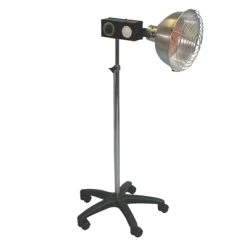 Fabrication Enterprises Inc. Deluxe Ir Lamp, Caster Base, 750 Watt, Rheostat