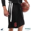 Champro Sports Dri-Gear Muscle Basketball Short - White, Scarlet - Adult S