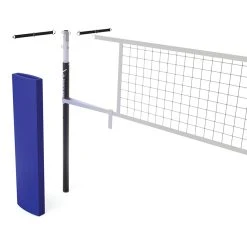 Jaypro Featherlite Volleyball Net Center Upright System (3-1/2" Floor Sleeve) - NFHS, NCAA, USVBA Compliant