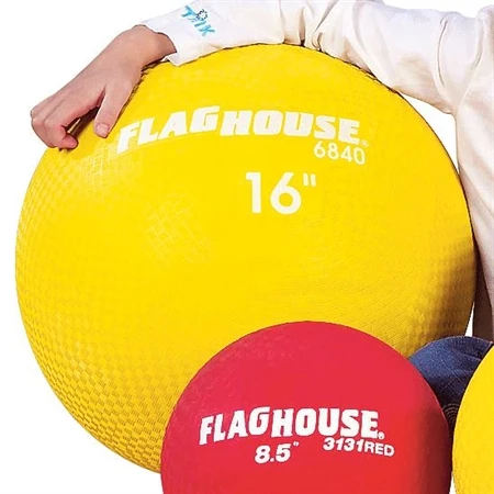 Flaghouse 16'' Playground Ball Red