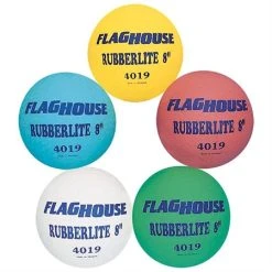 Flaghouse Inc Flaghouse Rubberlite 8'' Playground Ball Set