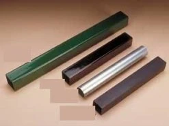 Douglas Sports Gs-42sq Steel Ground Sleeves 42" Long For 3.5" SQ Posts, Black - Pair