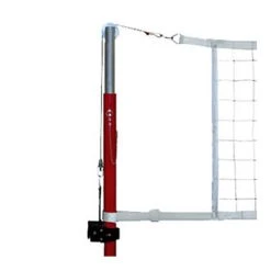 Jaypro Hybrid Steel Volleyball Net Center Upright System (3" Floor Sleeve) - NFHS, NCAA, USVBA Compliant