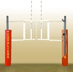 Bison Match Point Side-By-Side Double Court Vb System With O Socket