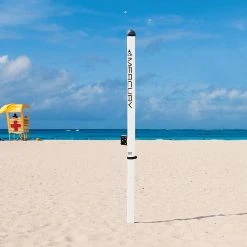 Jaypro Mercury Volleyball Uprights (3-1/2") Aluminum Upright - NFHS, NCAA, USVBA, FIVB Compliant