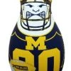 Caseys Distributing, Inc Michigan Wolverines Tackle Buddy Punching Bag
