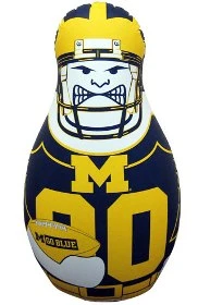 Caseys Distributing, Inc Michigan Wolverines Tackle Buddy Punching Bag