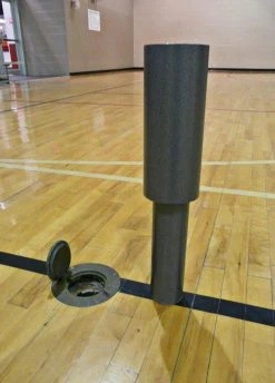 BISON INC Oversize Volleyball Post Adapters -3 1/2 Inch Posts In 3 Inch Floor Sockets