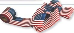 Flag Zone Patriotic Bunting , 12 Inch X18 Inch X25ft