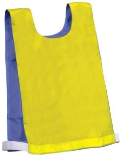 Olympia Reversible Pinnie - Yellow/Blue