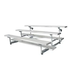 Litania Sports Group Tip Roll Bleacher Seating , 16' , 3 Rows